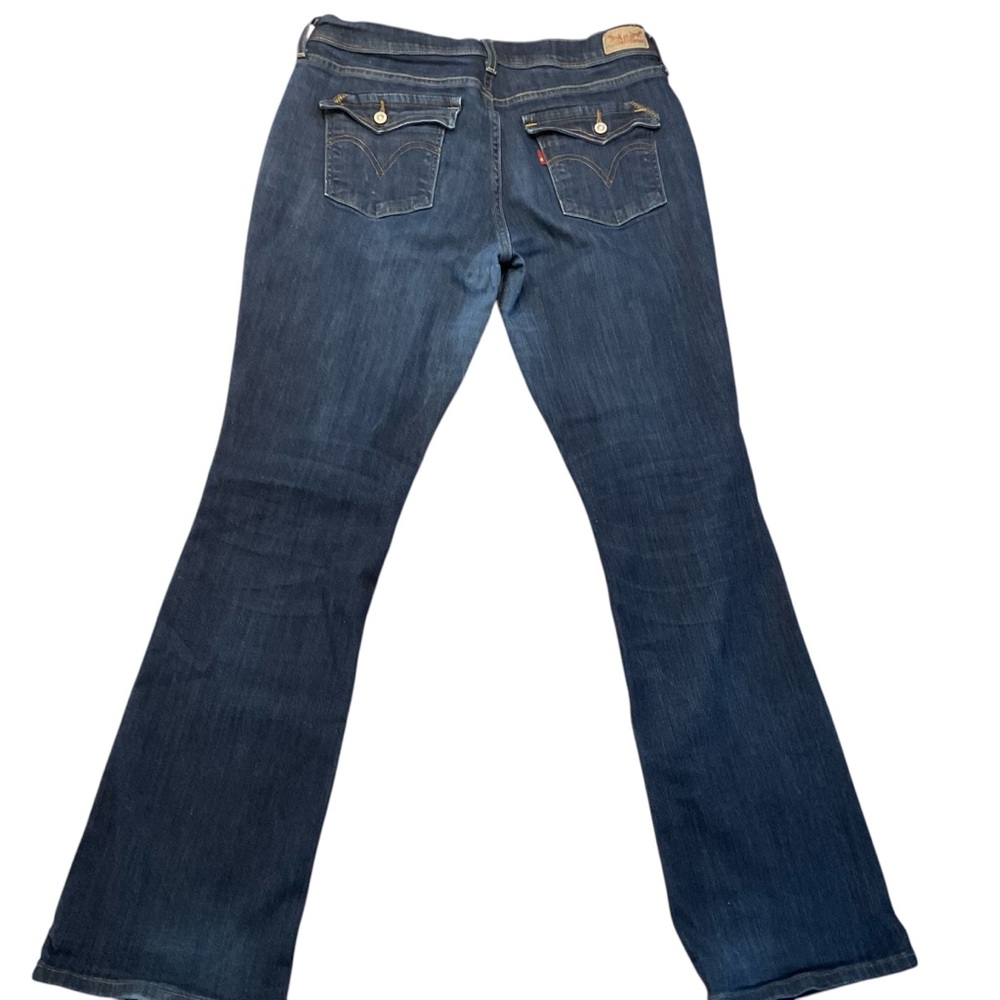 Levi Boot Cut 515 Jeans with back flap pockets and rare single "R" red tag.  14. - Picture 3 of 15
